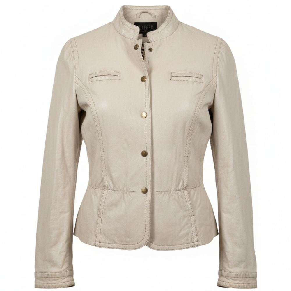 Wilsons Leather Women's Off-White Jacket